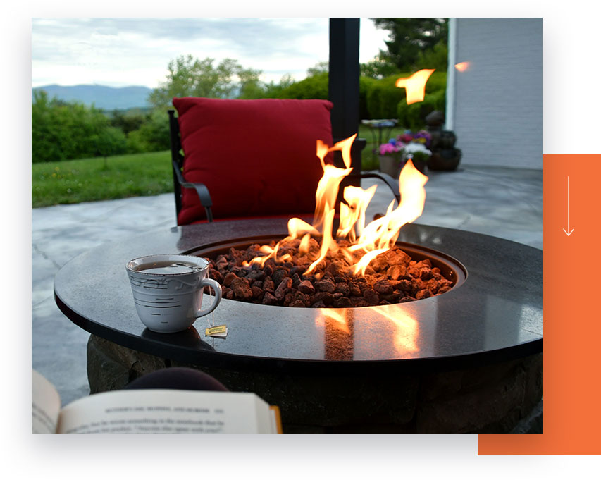 An outdoor gas BBQ